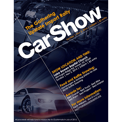 Car Show Flyer
